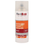 PlastiKote 440.0071003.076 Trade Quick Dry Clear Lacquer Spray Matt 400ml