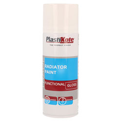 PlastiKote 440.0071016.076 Trade Radiator Spray Paint Gloss White 400ml