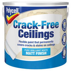 Polycell 5084975 Crack-Free Ceilings Smooth Matt 2.5 litre