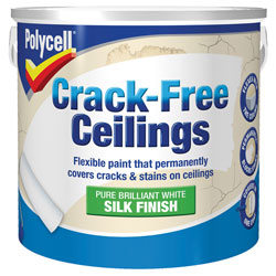 Polycell 5092994 Crack-Free Ceilings Smooth Silk 2.5 litre