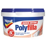 Polycell 5085286 Multipurpose Quick Drying Polyfilla Tub 500g