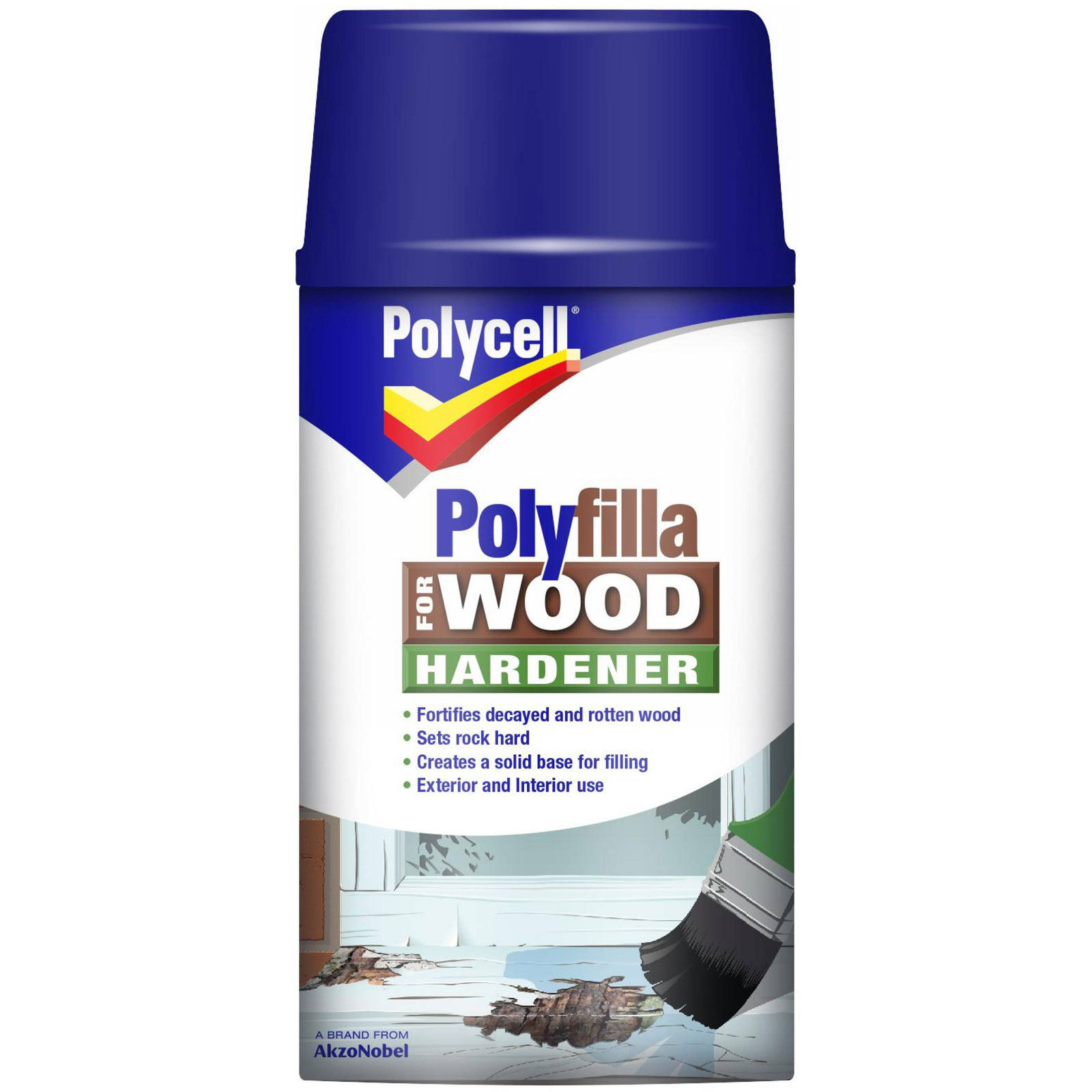 Polycell 5207199 Polyfilla For Wood Hardener 500ml Rapid Online