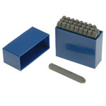 Priory PRI1815 181- 5.0mm Set of Letter Punches 3/16in
