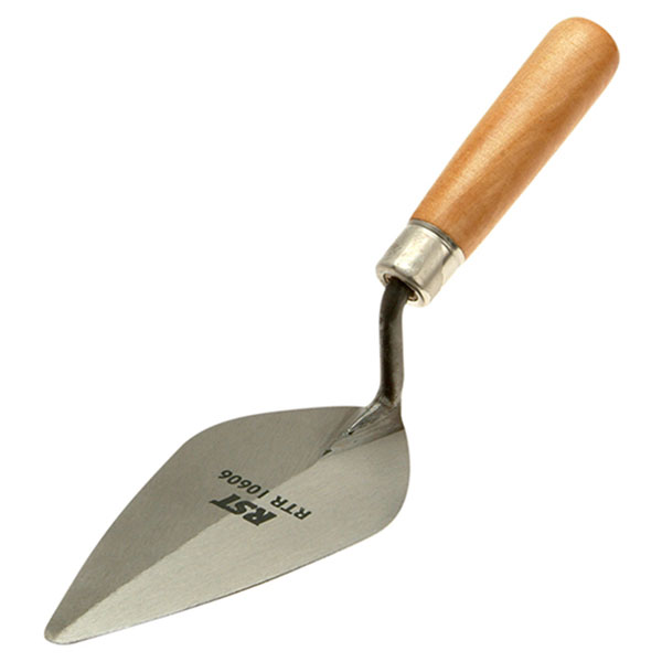 R.S.T. RTR10605 Pointing Trowel London Pattern Wooden Handle 5in