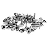 Rapid 5000416 Tubular Rivets 9 x 3 x 13mm Cap 3 x 10mm (Pack of 25)
