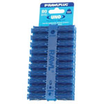 Rawlplug R-U1-BLU-80-C Blue UNO® Plugs 8 x 32mm (Card 80)