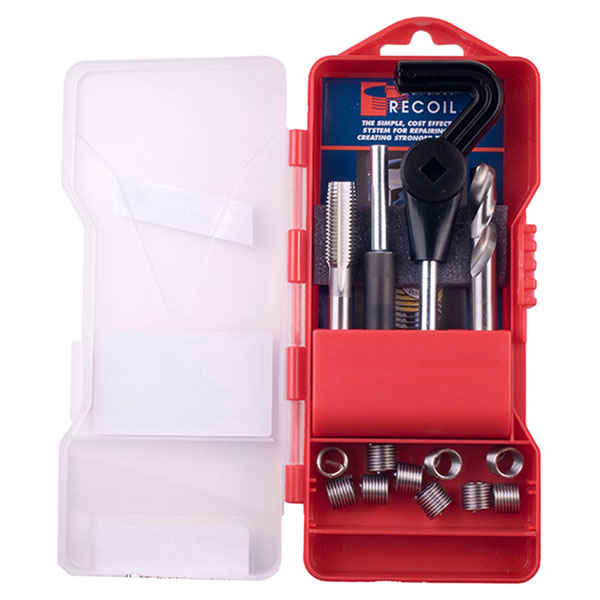 Recoil 33078 UNC Thread Repair Kit 7/16 - 14 TPI 10 Inserts
