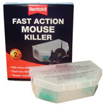 Rentokil PSF135 Fast Action Mouse Killer (Twin Pack)
