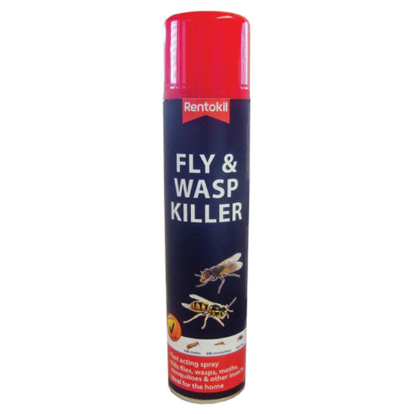 Rentokil PSF126 Fly & Wasp Killer Aerosol 300ml