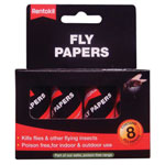 Rentokil FF89 Fly Papers (Pack 8)
