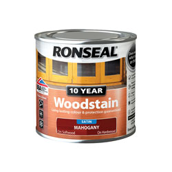 Ronseal 38648 10 Year Woodstain Mahogany 250ml