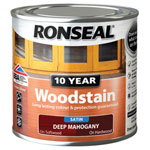 Ronseal 38649 10 Year Woodstain Deep Mahogany 250ml