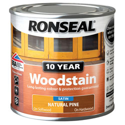 Ronseal 38666 10 Year Woodstain Natural Pine 250ml