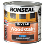 Ronseal 38667 10 Year Woodstain Smoked Walnut 250ml