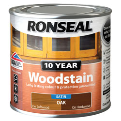 Ronseal 38668 10 Year Woodstain Oak 250ml