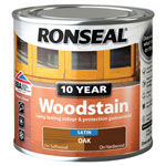 Ronseal 38668 10 Year Woodstain Oak 250ml