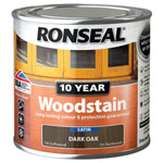 Ronseal 38669 10 Year Woodstain Dark Oak 250ml