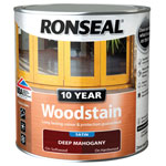 Ronseal 38675 10 Year Woodstain Deep Mahogany 750ml