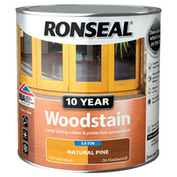 Ronseal 38677 10 Year Woodstain Natural Pine 750ml