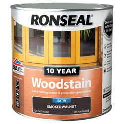 Ronseal 38689 10 Year Woodstain Smoked Walnut 2.5 litre