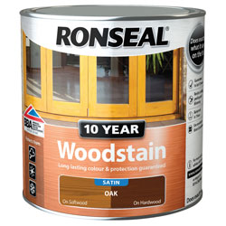 Ronseal 38690 10 Year Woodstain Oak 2.5 litre