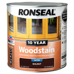 Ronseal 38693 10 Year Woodstain Walnut 2.5 litre