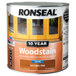 Ronseal 38694 10 Year Woodstain Natural Oak 2.5 litre