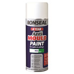 Ronseal 37481 6 Year Anti Mould Aerosol White Matt 400ml