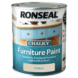 Ronseal 37485 Chalky Furniture Paint Pebble 750ml