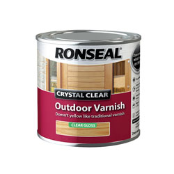 Ronseal 37367 Crystal Clear Outdoor Varnish Matt 250ml