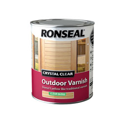 Ronseal 37369 Crystal Clear Outdoor Varnish Matt 2.5 litre