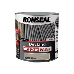 Ronseal 37613 Decking Rescue Paint Warm Stone 2.5 litre