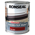 Ronseal 35404 Diamond Hard Doorstep Paint Tile Red 750ml