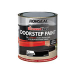 Ronseal 36257 Diamond Hard Doorstep Paint Black 750ml