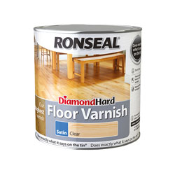 Ronseal 32582 Diamond Hard Floor Varnish Gloss 2.5 litre