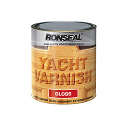 Ronseal 07166 Exterior Yacht Varnish Gloss 1 litre