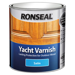 Ronseal 30241 Exterior Yacht Varnish Satin 250ml