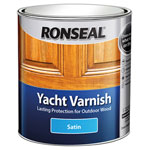 Ronseal 30241 Exterior Yacht Varnish Satin 250ml