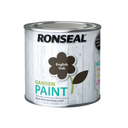 Ronseal 37381 Garden Paint English Oak 250ml