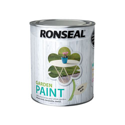 Ronseal 37402 Garden Paint White Ash 750ml