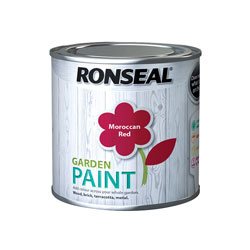 Ronseal 38268 Garden Paint Moroccan Red 250ml