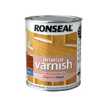 Ronseal 36824 Interior Varnish Quick Dry Satin Medium Oak 250ml