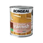 Ronseal 36857 Interior Varnish Quick Dry Matt Dark Oak 250ml