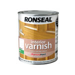 Ronseal 36866 Interior Varnish Quick Dry Matt White Ash 750ml