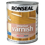 Ronseal 36872 Interior Varnish Quick Dry Satin Clear 2.5 litre