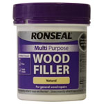 Ronseal 34735 Multipurpose Wood Filler Tub Natural 250g