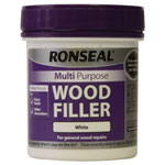 Ronseal 34739 Multipurpose Wood Filler Tub White 250g