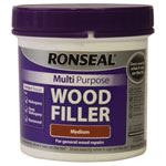 Ronseal 34747 Multipurpose Wood Filler Tub Medium 465g