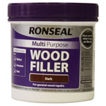 Ronseal 34748 Multipurpose Wood Filler Tub Dark 465g