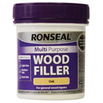 Ronseal 37529 Multipurpose Wood Filler Tub Oak 250g